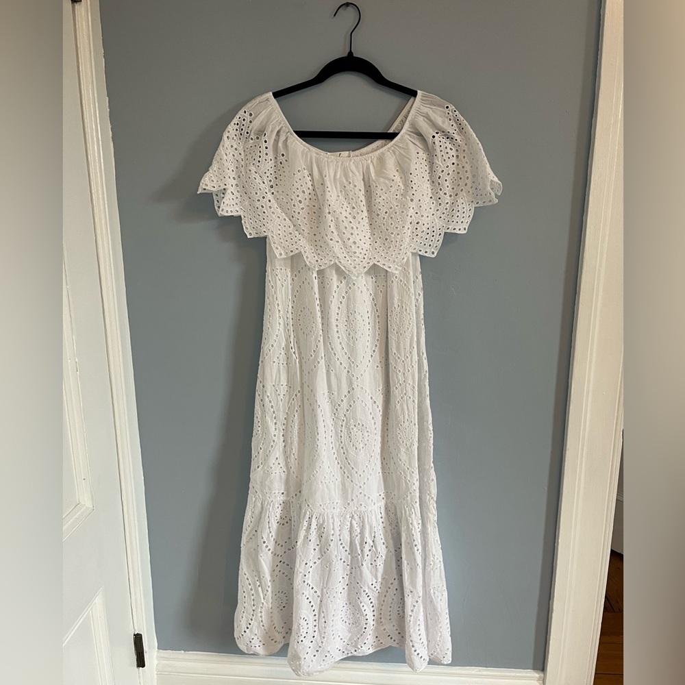 NWOT White Eyelet Dress
